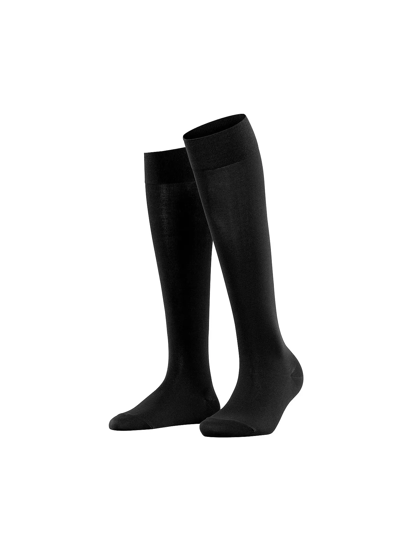 FALKE | Kniestrümpfe COTTON TOUCH black | 